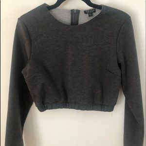 TopShop Cropped Sweatshirt